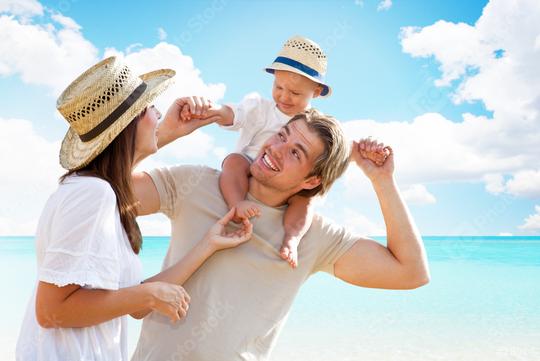 family at beach at summer  : Stock Photo or Stock Video Download rcfotostock photos, images and assets rcfotostock | RC Photo Stock.: