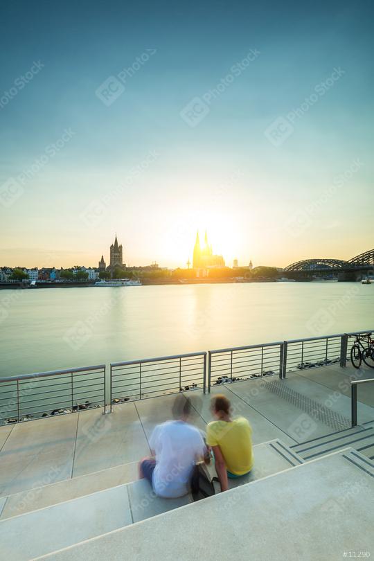 Deutz Rhine Boulevard in Cologne  : Stock Photo or Stock Video Download rcfotostock photos, images and assets rcfotostock | RC Photo Stock.: