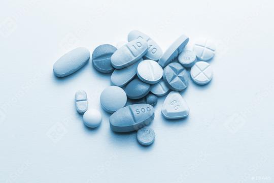 Diferent Tablets capsule pills heap pharmacy medicine medical therapy flu antibiotic   : Stock Photo or Stock Video Download rcfotostock photos, images and assets rcfotostock | RC Photo Stock.: