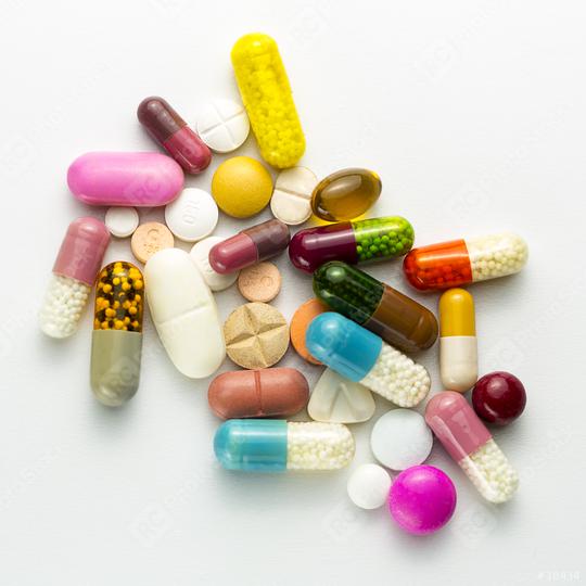 diferent Tablets capsule therapy drugs pills flu antibiotic pharmacy medicine medical  : Stock Photo or Stock Video Download rcfotostock photos, images and assets rcfotostock | RC Photo Stock.: