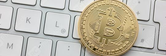 Digital Currency Bitcoin on a Computer Keyboard  : Stock Photo or Stock Video Download rcfotostock photos, images and assets rcfotostock | RC Photo Stock.: