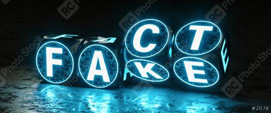 digital text dice on ground form the words fact and fake  : Stock Photo or Stock Video Download rcfotostock photos, images and assets rcfotostock | RC Photo Stock.: