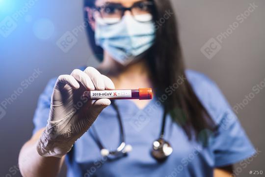 doctor hand hold vial with red blood liquid. Coronavirus COVID 2019 drug concept.  : Stock Photo or Stock Video Download rcfotostock photos, images and assets rcfotostock | RC Photo Stock.:
