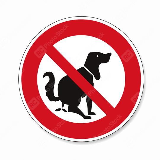 Dog and excrement, no dog pooping. Shitting is not allowed. No poo poo, prohibition sign, on white background. Vector illustration. Eps 10 vector file.  : Stock Photo or Stock Video Download rcfotostock photos, images and assets rcfotostock | RC Photo Stock.: