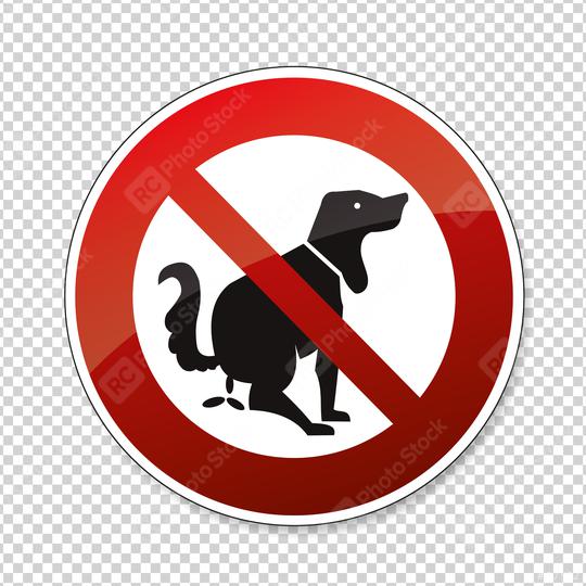 Dog and excrement, no dog pooping. Shitting is not allowed. No poo poo, prohibition sign, on checked transparent background. Vector illustration. Eps 10 vector file.  : Stock Photo or Stock Video Download rcfotostock photos, images and assets rcfotostock | RC Photo Stock.: