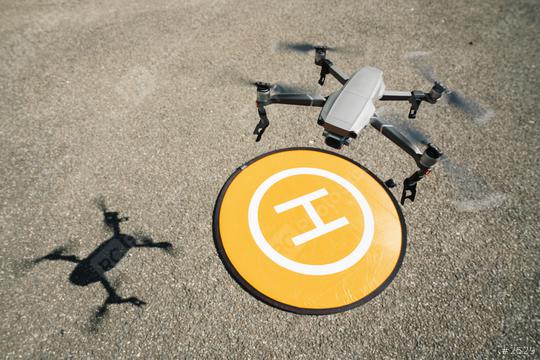 Drone flying at the heliport  : Stock Photo or Stock Video Download rcfotostock photos, images and assets rcfotostock | RC Photo Stock.: