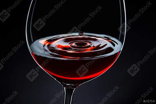 Drop falling in a red wine glass against black backround  : Stock Photo or Stock Video Download rcfotostock photos, images and assets rcfotostock | RC Photo Stock.: