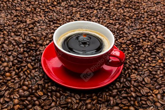 drop falls in a coffee cup  : Stock Photo or Stock Video Download rcfotostock photos, images and assets rcfotostock | RC Photo Stock.: