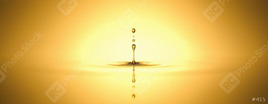 Drop of golden oil - concept of wellness and beauty products, banner size  : Stock Photo or Stock Video Download rcfotostock photos, images and assets rcfotostock | RC Photo Stock.: