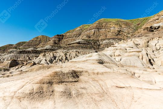 Drumheller Valley mountains at the hoodoo trail in canada  : Stock Photo or Stock Video Download rcfotostock photos, images and assets rcfotostock | RC Photo Stock.: