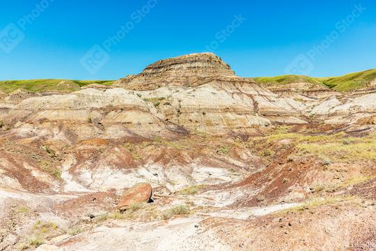 Drumheller valley mountains in alberta canada  : Stock Photo or Stock Video Download rcfotostock photos, images and assets rcfotostock | RC-Photo-Stock.: