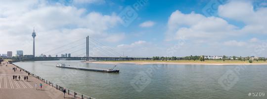 Dusseldorf at the rhine shore panorama  : Stock Photo or Stock Video Download rcfotostock photos, images and assets rcfotostock | RC Photo Stock.: