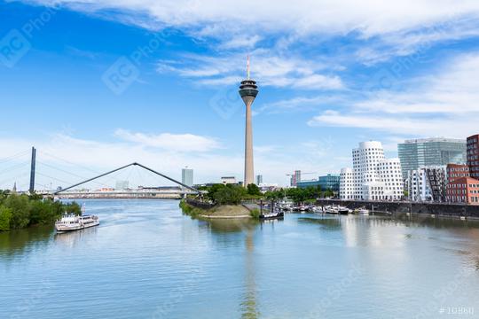 Dusseldorf cityscape skyline at summer, Germany  : Stock Photo or Stock Video Download rcfotostock photos, images and assets rcfotostock | RC Photo Stock.: