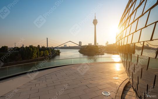dusseldorf harbor at sunrise  : Stock Photo or Stock Video Download rcfotostock photos, images and assets rcfotostock | RC Photo Stock.: