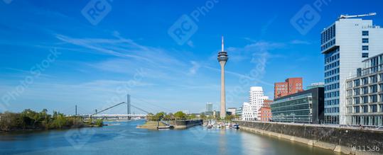 Dusseldorf media harbor panorama   : Stock Photo or Stock Video Download rcfotostock photos, images and assets rcfotostock | RC Photo Stock.: