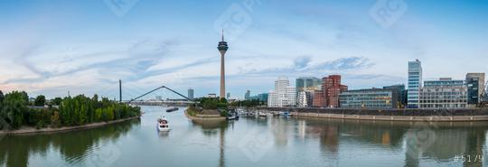 Dusseldorf media harbor panorama  : Stock Photo or Stock Video Download rcfotostock photos, images and assets rcfotostock | RC Photo Stock.: