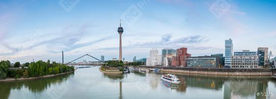 Dusseldorf media harbor panorama at sunset  : Stock Photo or Stock Video Download rcfotostock photos, images and assets rcfotostock | RC Photo Stock.: