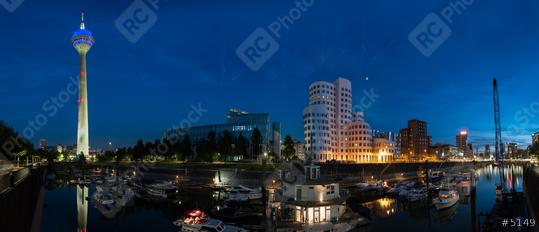 Dusseldorf media harbor panoramic view  : Stock Photo or Stock Video Download rcfotostock photos, images and assets rcfotostock | RC Photo Stock.: