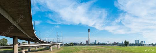 Dusseldorf panorama at the rhine shore, germany  : Stock Photo or Stock Video Download rcfotostock photos, images and assets rcfotostock | RC Photo Stock.: