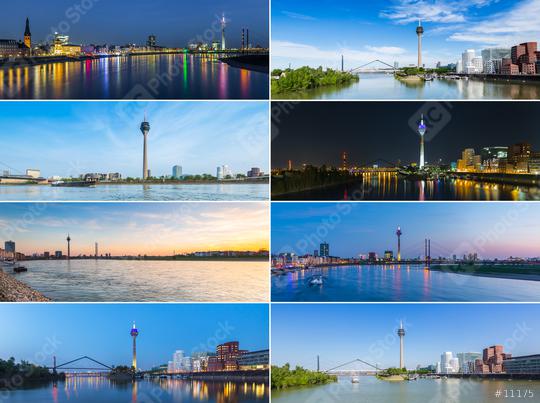 Dusseldorf Panorama collage  : Stock Photo or Stock Video Download rcfotostock photos, images and assets rcfotostock | RC Photo Stock.: