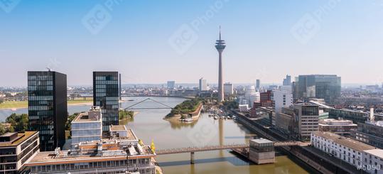 Dusseldorf Sykline at summer  : Stock Photo or Stock Video Download rcfotostock photos, images and assets rcfotostock | RC Photo Stock.: