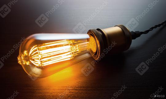 Edison Lightbulb  : Stock Photo or Stock Video Download rcfotostock photos, images and assets rcfotostock | RC Photo Stock.: