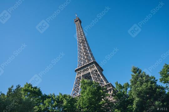 Eiffel Tower against blue sly, Paris France  : Stock Photo or Stock Video Download rcfotostock photos, images and assets rcfotostock | RC Photo Stock.: