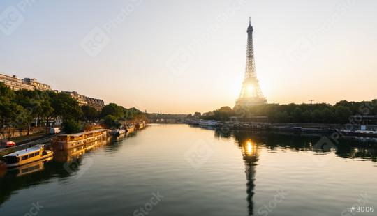 Eiffel tower at sunrise, Paris. France  : Stock Photo or Stock Video Download rcfotostock photos, images and assets rcfotostock | RC Photo Stock.: