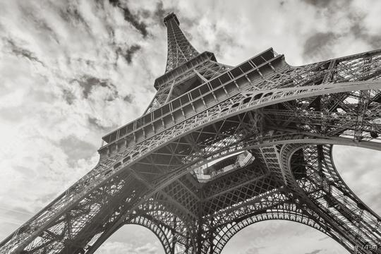 Eiffel Tower in black and white colors  : Stock Photo or Stock Video Download rcfotostock photos, images and assets rcfotostock | RC Photo Stock.: