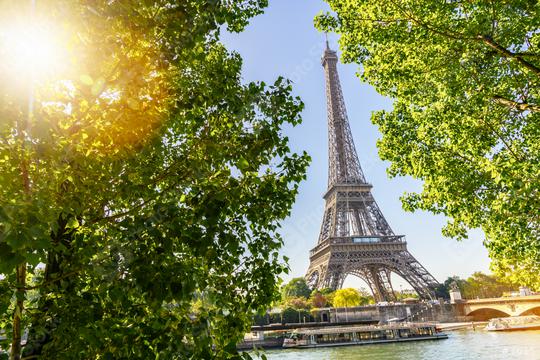 Eiffel Tower in Paris at summer  : Stock Photo or Stock Video Download rcfotostock photos, images and assets rcfotostock | RC Photo Stock.: