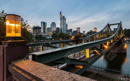 Eiserner Steg in Frankfurt am main  : Stock Photo or Stock Video Download rcfotostock photos, images and assets rcfotostock | RC Photo Stock.: