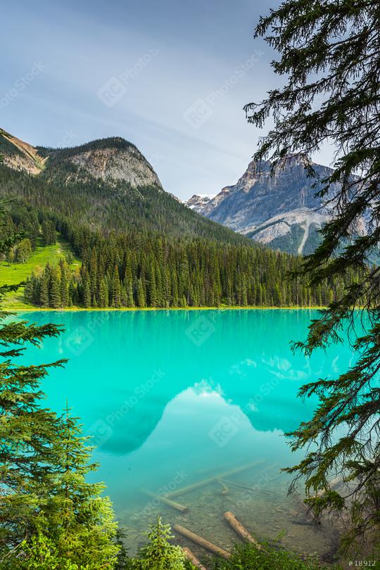 Emerald Lake in the Canadian Rockies at the Yoho National Park  : Stock Photo or Stock Video Download rcfotostock photos, images and assets rcfotostock | RC Photo Stock.: