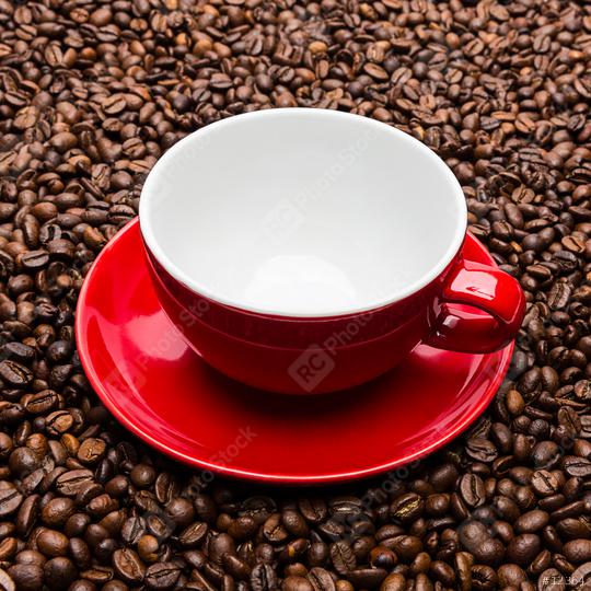 empty red coffee cup  : Stock Photo or Stock Video Download rcfotostock photos, images and assets rcfotostock | RC Photo Stock.: