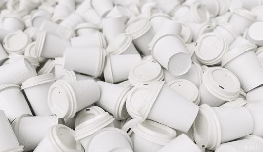 empty white to go coffee cups on a pile  : Stock Photo or Stock Video Download rcfotostock photos, images and assets rcfotostock | RC Photo Stock.: