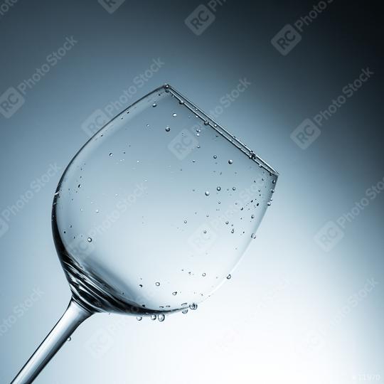 Empty wine glass with drops after wash  : Stock Photo or Stock Video Download rcfotostock photos, images and assets rcfotostock | RC Photo Stock.: