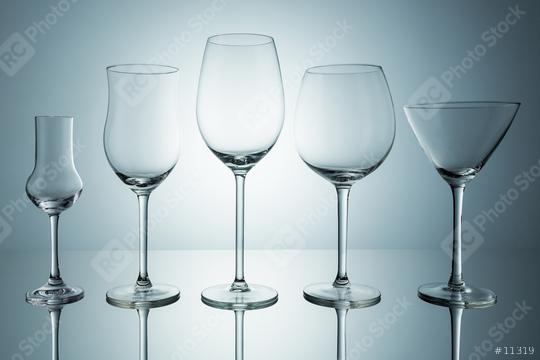 empty wine, grappa, cocktail glasses  : Stock Photo or Stock Video Download rcfotostock photos, images and assets rcfotostock | RC Photo Stock.: