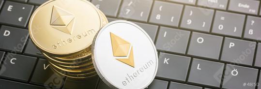 Ethereum and Ethereum classic (ETC) coins  : Stock Photo or Stock Video Download rcfotostock photos, images and assets rcfotostock | RC Photo Stock.: