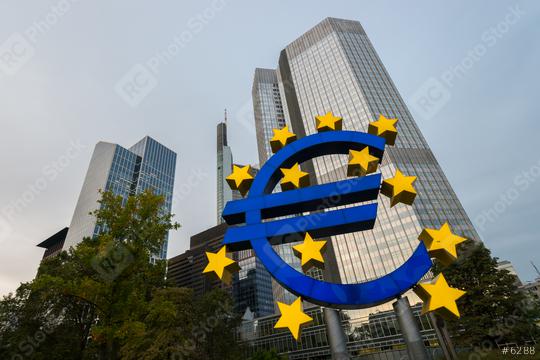 EURO sign in Frankfurt am Main at autumn  : Stock Photo or Stock Video Download rcfotostock photos, images and assets rcfotostock | RC Photo Stock.: