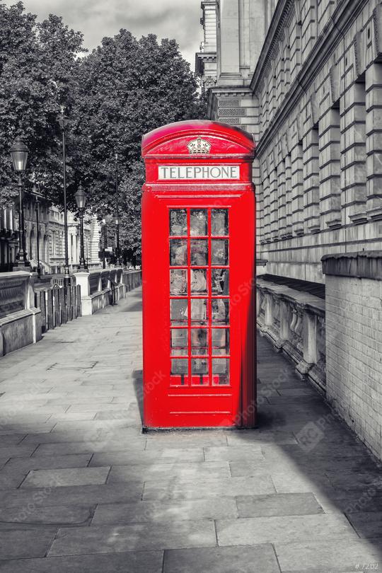Famous English red telephone box in London, UK  : Stock Photo or Stock Video Download rcfotostock photos, images and assets rcfotostock | RC Photo Stock.: