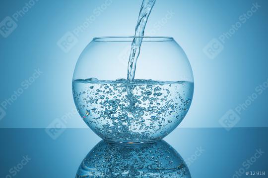 fill a fishbowl glass with water  : Stock Photo or Stock Video Download rcfotostock photos, images and assets rcfotostock | RC Photo Stock.:
