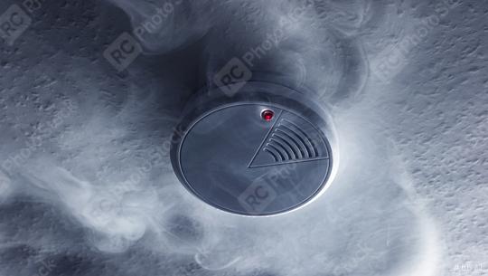 Fire alarm will be triggered with a smoke detector  : Stock Photo or Stock Video Download rcfotostock photos, images and assets rcfotostock | RC Photo Stock.: