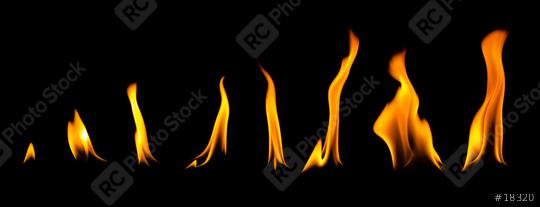 fire flames set on black background  : Stock Photo or Stock Video Download rcfotostock photos, images and assets rcfotostock | RC Photo Stock.: