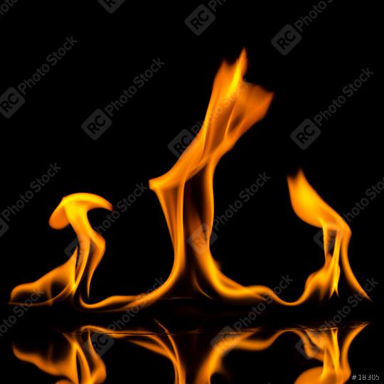 fire flames wall with reflection on black background  : Stock Photo or Stock Video Download rcfotostock photos, images and assets rcfotostock | RC Photo Stock.: