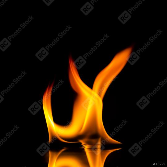 fire flames with reflection on black background  : Stock Photo or Stock Video Download rcfotostock photos, images and assets rcfotostock | RC Photo Stock.: