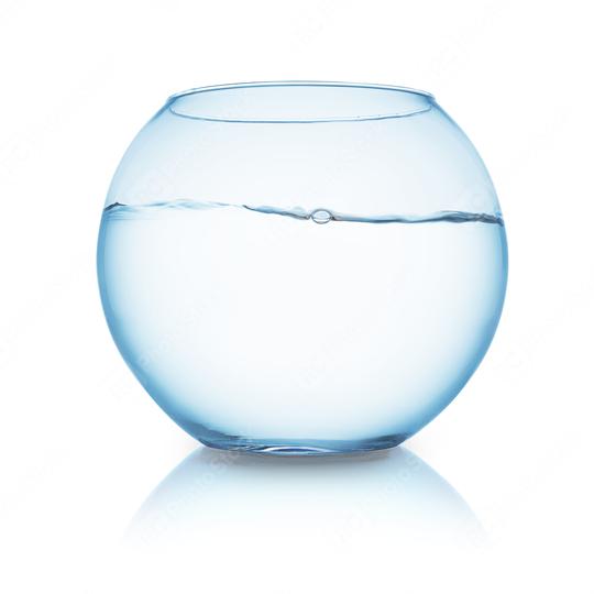 fishbowl with water on white  : Stock Photo or Stock Video Download rcfotostock photos, images and assets rcfotostock | RC Photo Stock.: