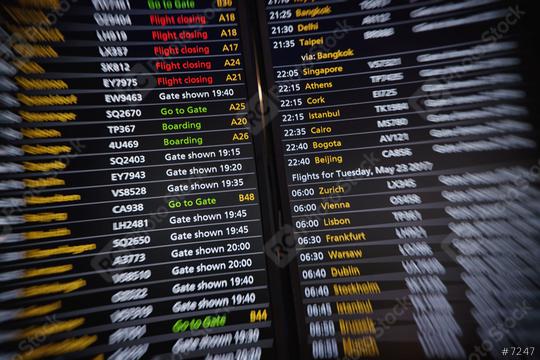 Flight board on the airport  : Stock Photo or Stock Video Download rcfotostock photos, images and assets rcfotostock | RC Photo Stock.: