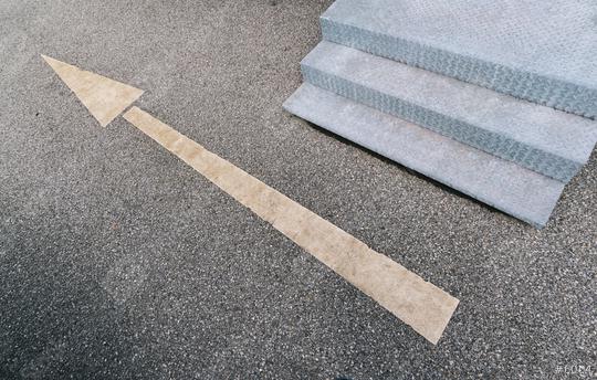 Forward sign arrow on the road and stairs  : Stock Photo or Stock Video Download rcfotostock photos, images and assets rcfotostock | RC Photo Stock.:
