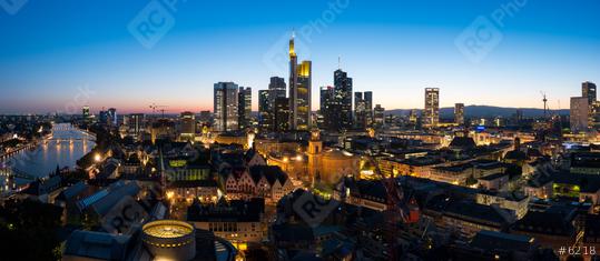 Frankfurt am Main Panorama at night  : Stock Photo or Stock Video Download rcfotostock photos, images and assets rcfotostock | RC Photo Stock.: