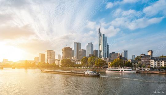 Frankfurt am Main Skyline at sunset  : Stock Photo or Stock Video Download rcfotostock photos, images and assets rcfotostock | RC Photo Stock.: