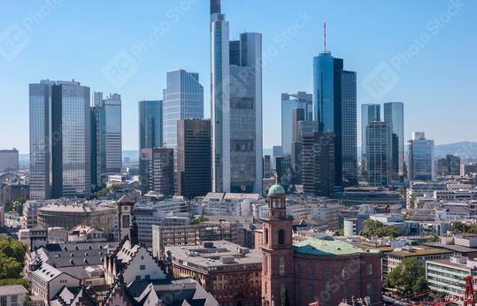 Frankfurt am Main Skyscaper sykline  : Stock Photo or Stock Video Download rcfotostock photos, images and assets rcfotostock | RC Photo Stock.:
